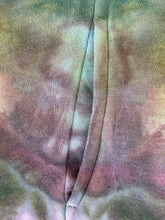 Load image into Gallery viewer, Women’s 2X (runs large) Oversized Geode Hooded Sweatshirt Open Front Cardigan with Pockets in ‘Abalone’