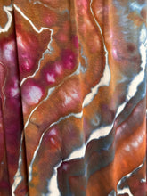 Load image into Gallery viewer, Women’s Medium Geode Boho Maxi Dress in ‘Black Cherry & Brazilnut’