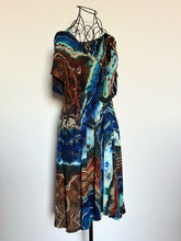 Load image into Gallery viewer, Custom Reverse Geode Surplice Dress for Jessica in ‘Azurite’