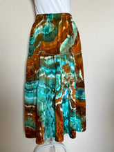 Load image into Gallery viewer, Custom Geode Tiered Maxi Skirt and Tank Top in ‘Boulder Turquoise’ for Lynn
