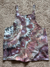 Load image into Gallery viewer, Women’s XXL Cotton/Linen Overall Shorts in ‘Brushed Steel Twist’