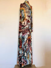 Load image into Gallery viewer, Custom Geode Maxi Dress in ‘Rustic Rainbow’ for Stacey
