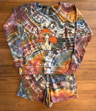 Load image into Gallery viewer, 2 Custom Geode Hoodies and Geode Mushroom Moon Lounge Set for Heather