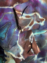 Load image into Gallery viewer, 2 Custom Reverse Geode Pullovers with Thumbholes and Pockets for Debbie