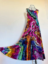 Load image into Gallery viewer, Custom Reverse Geode Midi Ballet Dress with Pockets in ‘Spectrolite’ for Becky