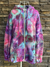 Load image into Gallery viewer, Men’s XL (but fits like a Women’s Large Tall) Upcycled J.Crew Sherpa Fleece Lined Zip-Up Hoodie in ‘Let It Grow’