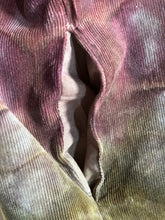 Load image into Gallery viewer, Women’s Large (can fit an XL too) Oversized Geode Corduroy Long Sleeve Button Up Shirt with Pockets in ‘Rustic Rainbow’