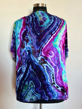Load image into Gallery viewer, Custom Pieces for Lanette: Women’s L/XL 100% Rayon Kimono Jacket with Pockets in ‘Shiitake Twist’ & XL Geode Kimono in ‘Fluorite’