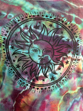 Load image into Gallery viewer, Women’s XL (fits closer to a large) Geode Sun Tarot Slouchy Pullover and Shorts Lounge Set in ‘Cosmic’