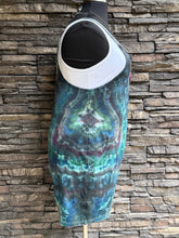 Load image into Gallery viewer, Women’s XL Geode Harem Shorts Romper Jumpsuit with Back Pocket in ‘Dark Enchantment’