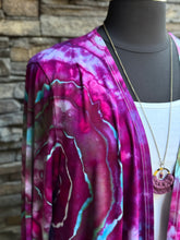 Load image into Gallery viewer, Women’s 2XL Geode Cardigan with Pockets in ‘Tourmaline’