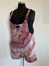 Load image into Gallery viewer, Women’s XL Cotton/Linen Overall Shorts in ‘Shiitake Twist’