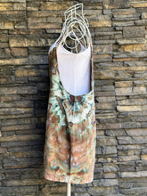 Load image into Gallery viewer, Women’s XXL Cotton/Linen Overall Shorts in ‘Wild Thing’