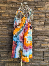 Load image into Gallery viewer, Women’s Large Geode Athletic Sleeveless Mini Dress with Built-in Shorts in ‘Desert Springs’