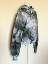 Load image into Gallery viewer, Custom 1/2 Zip Hoodie with Thumbholes in ‘Raven’ for Mel