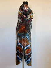 Load image into Gallery viewer, Custom Geode ‘Turkey Tail Mushroom’ Kimono and Reverse Geode Maxi Dress for Pamela