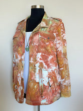 Load image into Gallery viewer, Women’s XL Upcycled Loft 100% Lyocell Cargo Jacket in ‘Lichen & Rust’