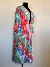 Load image into Gallery viewer, Women’s XL Tie Front Kimono Duster in ‘Tide Pool’