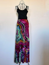 Load image into Gallery viewer, Custom Reverse Geode Maxi Skirt in ‘Spectrolite’ for Rachael