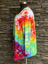 Load image into Gallery viewer, Women’s Large Geode Open Front Cardigan with Pockets in ‘Electric Rainbow’