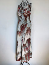 Load image into Gallery viewer, Women’s Medium Linen/Rayon V-Neck Strappy Jumpsuit with Pockets in ‘Shiitake Twist’