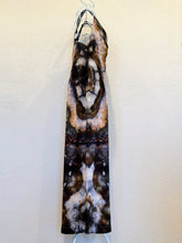 Load image into Gallery viewer, Women’s XL Geode Rayon Linen Wide Leg Strappy Jumpsuit with Pockets in ‘Turkey Tail Mushroom Variation #2’