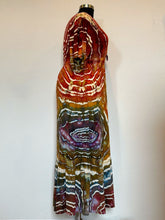 Load image into Gallery viewer, Custom Geode Boho Maxi Dress in ‘Rustic Rainbow’ for Gena