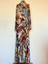 Load image into Gallery viewer, Custom Geode Maxi Dress in ‘Rustic Rainbow’ for Stacey