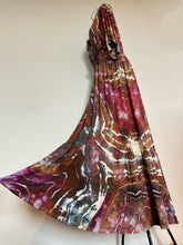 Load image into Gallery viewer, Women’s Medium Geode Boho Maxi Dress in ‘Black Cherry & Brazilnut’