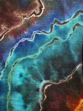 Load image into Gallery viewer, Custom Reverse Geode Overalls in ‘Labradorite’ for Tara