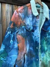 Load image into Gallery viewer, Custom Sherpa Lined Denim Jacket and Crewneck Sweatshirt for Austin