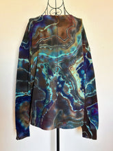Load image into Gallery viewer, 2 Custom Reverse Geode Pullovers with Thumbholes and Pockets for Debbie