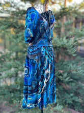 Load image into Gallery viewer, Custom Reverse Geode Dress in ‘Midnight Sapphire’ for Kim