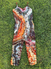 Load image into Gallery viewer, Women’s Large Reverse Geode Spaghetti Strap Jumpsuit in ‘Golden Age’