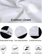 Load image into Gallery viewer, Women’s XL Cotton/Linen Overall Shorts in ‘Shiitake Twist’