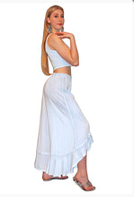 Load image into Gallery viewer, Women’s Medium (fit more like a large) 100% Rayon Geode Flounce Pull-on Pants in ‘Sunset Canyon’