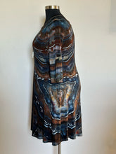 Load image into Gallery viewer, Custom 3/4 Sleeve Geode Dress in ‘Desert Night’ for Susan