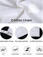 Load image into Gallery viewer, Women’s XXL Cotton/Linen Overall Shorts in ‘Wild Thing’