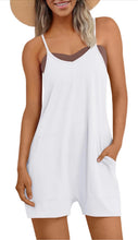 Load image into Gallery viewer, Women’s XL Geode Harem Shorts Romper Jumpsuit with Back Pocket in ‘Dark Enchantment’