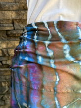 Load image into Gallery viewer, Women’s Large Geode Asymmetrical Draped Midi Skirt in ‘Abalone’