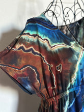 Load image into Gallery viewer, Custom Reverse Geode Surplice Dress for Jessica in ‘Azurite’