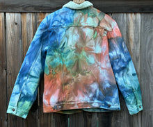Load image into Gallery viewer, Custom Sherpa Lined Denim Jacket and Crewneck Sweatshirt for Austin