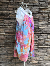 Load image into Gallery viewer, Women’s Large Geode Harem Shorts Romper Jumpsuit with Back Pocket in ‘Bird Song’