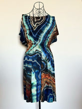 Load image into Gallery viewer, Custom Reverse Geode Surplice Dress for Jessica in ‘Azurite’