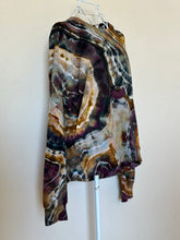 Load image into Gallery viewer, Custom Denim Jacket, Reverse Dyed T-Shirt and Geode Thumbhole Pullover for Alyssa