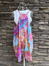 Load image into Gallery viewer, Women’s Large Geode Harem Shorts Romper Jumpsuit with Back Pocket in ‘Bird Song’