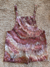 Load image into Gallery viewer, Women’s XL Cotton/Linen Overall Shorts in ‘Shiitake Twist’