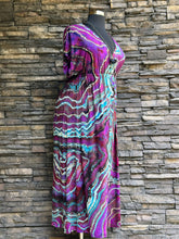 Load image into Gallery viewer, Custom Reverse Geode Surplice Maxi Dress for Julie