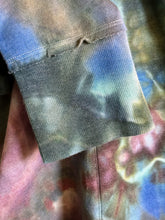 Load image into Gallery viewer, Women’s 2X (runs large) Oversized Geode Hooded Sweatshirt Open Front Cardigan with Pockets in ‘Abalone’