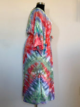 Load image into Gallery viewer, Women’s XL Tie Front Kimono Duster in ‘Tide Pool’